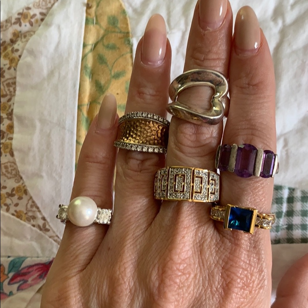 Lot of 6 rings
